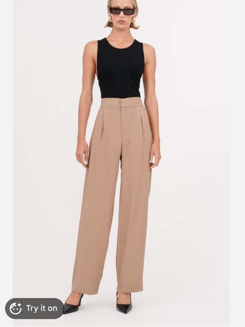 NONCHALANT - FABI PANT - CAMEL